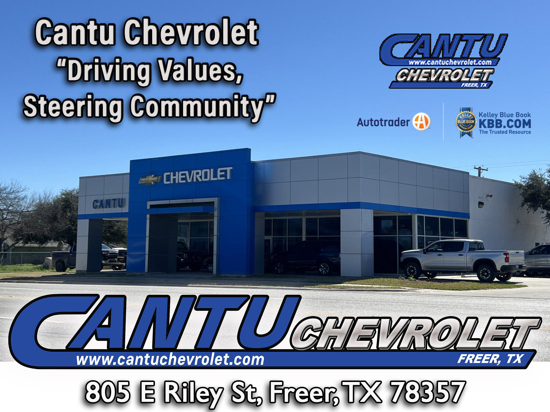 Cantu Chevrolet in Freer, TX 78357