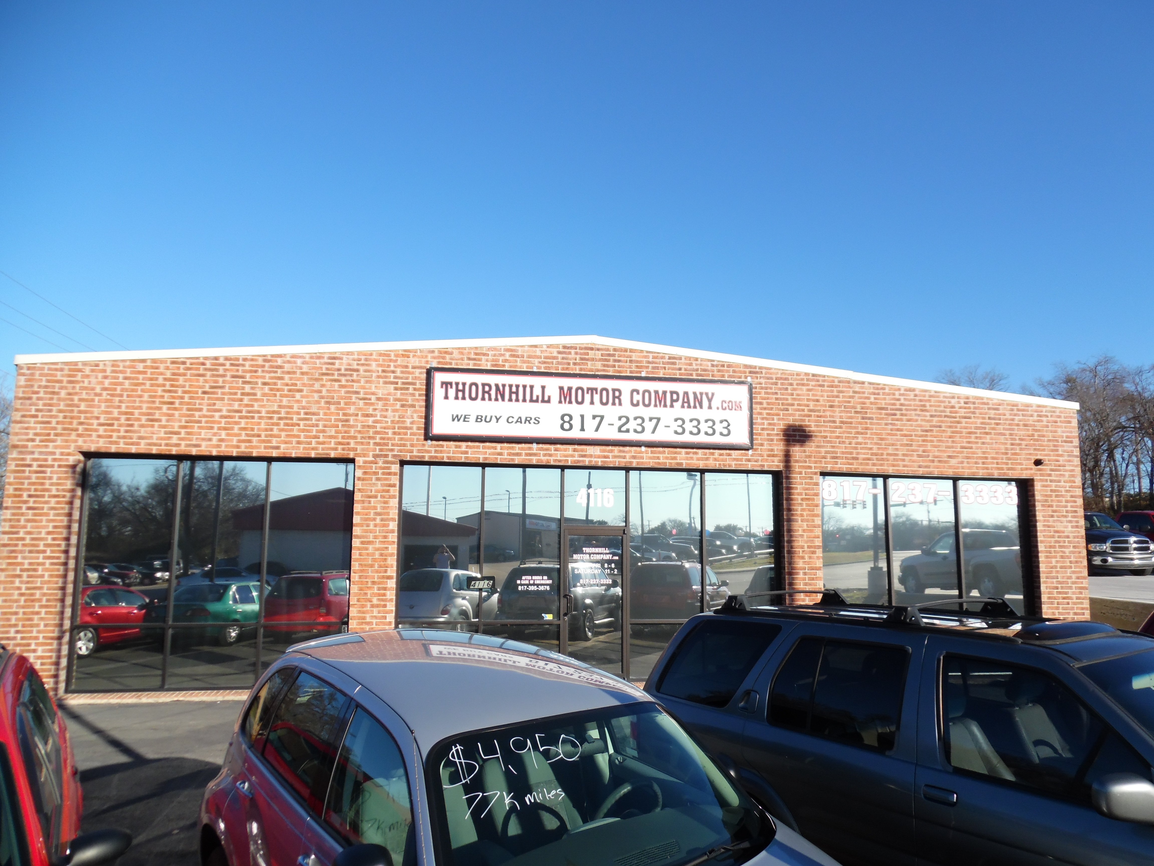 Thornhill Motor Company in Lake Worth, TX 76135