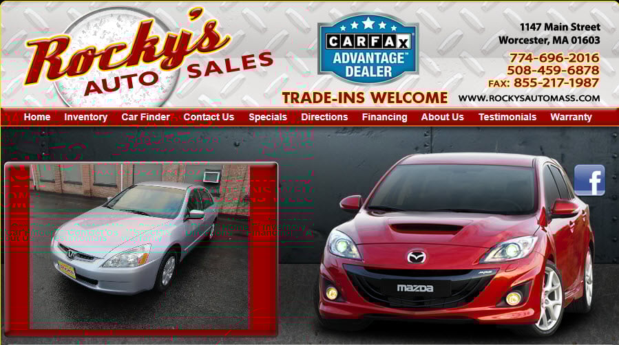 Rocky's Auto Sales in Worcester, MA 01603