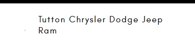 Tutton Chrysler Dodge Jeep Ram in Jasper, GA 30143