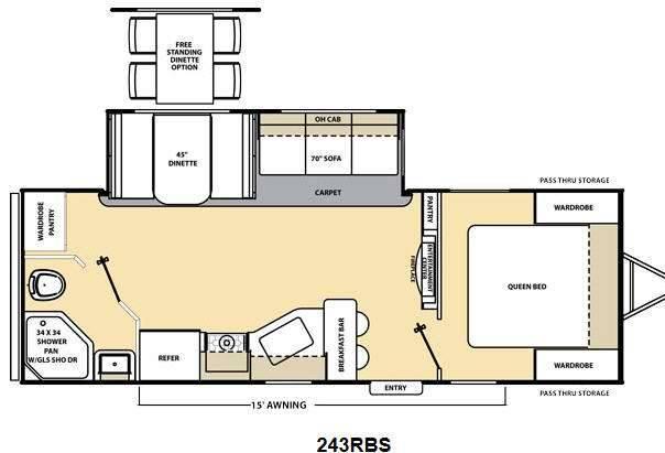 2014 Coachmen Catalina 243RBS 27ft for Sale