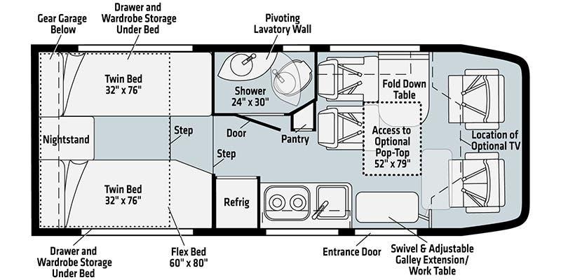 2024 Winnebago Ekko 22A for Sale