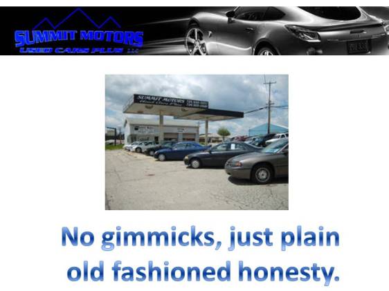 Summit Motors Used Cars Plus in Dunbar, PA 15431