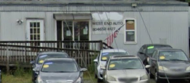 West End Auto Sales in Richmond, VA 23233