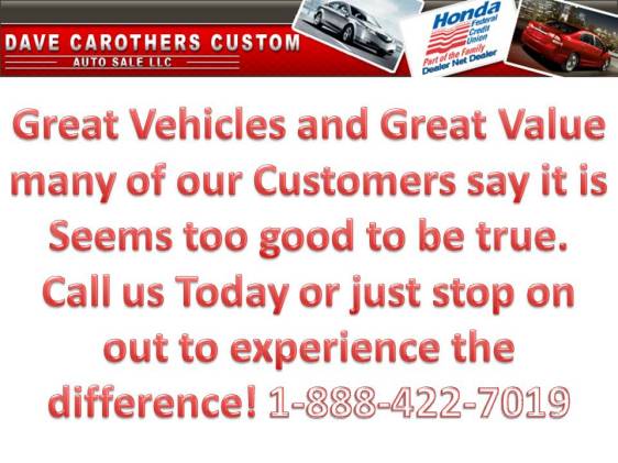 Dave Carothers Custom Auto Sale LLC in Bellefontaine, OH 43311