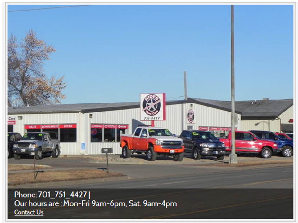 Rides Auto Sales & Customs in Bismarck, ND 58503