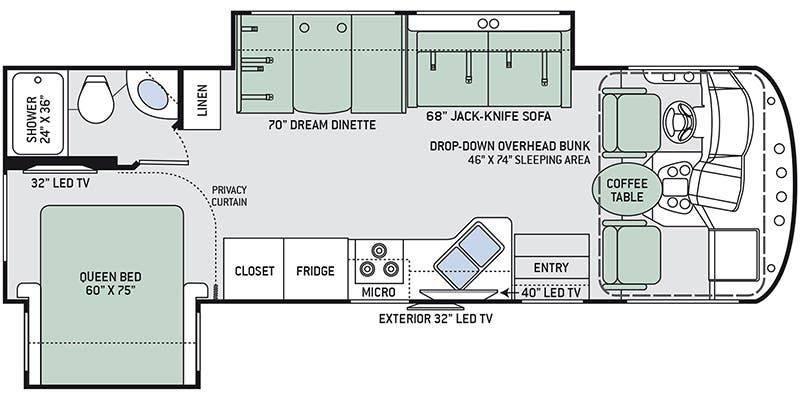 2018 Thor Motor Coach Thor Motor Coach Freedom Traveler 27A 28ft for Sale