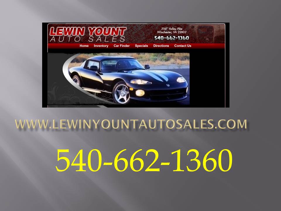 Lewin Yount Auto Sales in Winchester, VA 22602