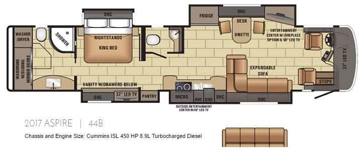 2017 Entegra Coach Aspire 44B 44ft for Sale
