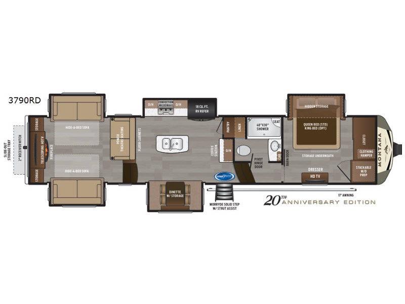 2019 Keystone Keystone RV Montana 3790RD 37ft for Sale