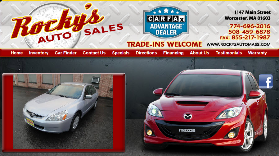 Rocky's Auto Sales in Worcester, MA 01603