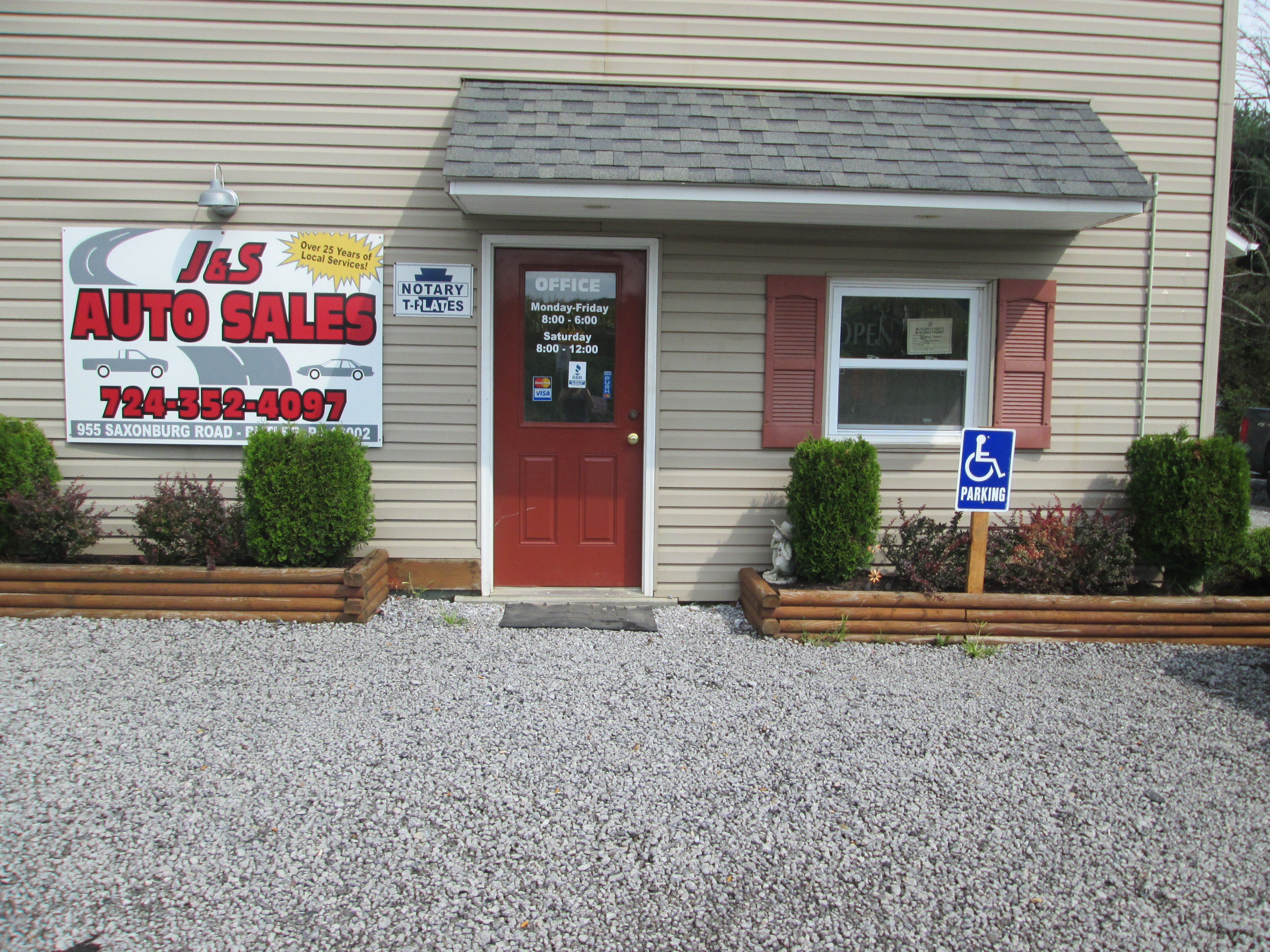 J and S Auto Sales in Butler, PA 16002