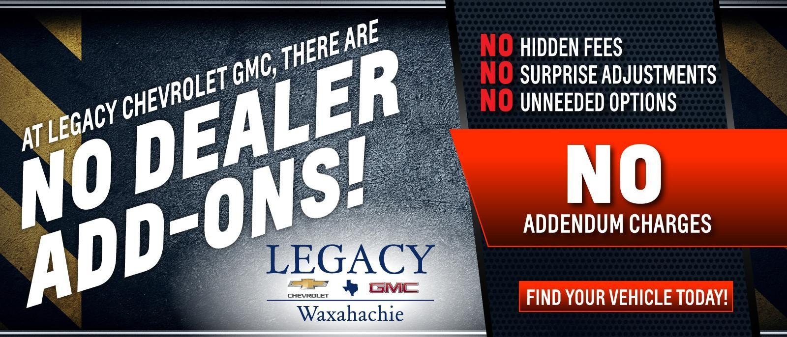 LEGACY CHEVROLET GMC OF WAXAHACHIE in Waxahachie, TX 75165