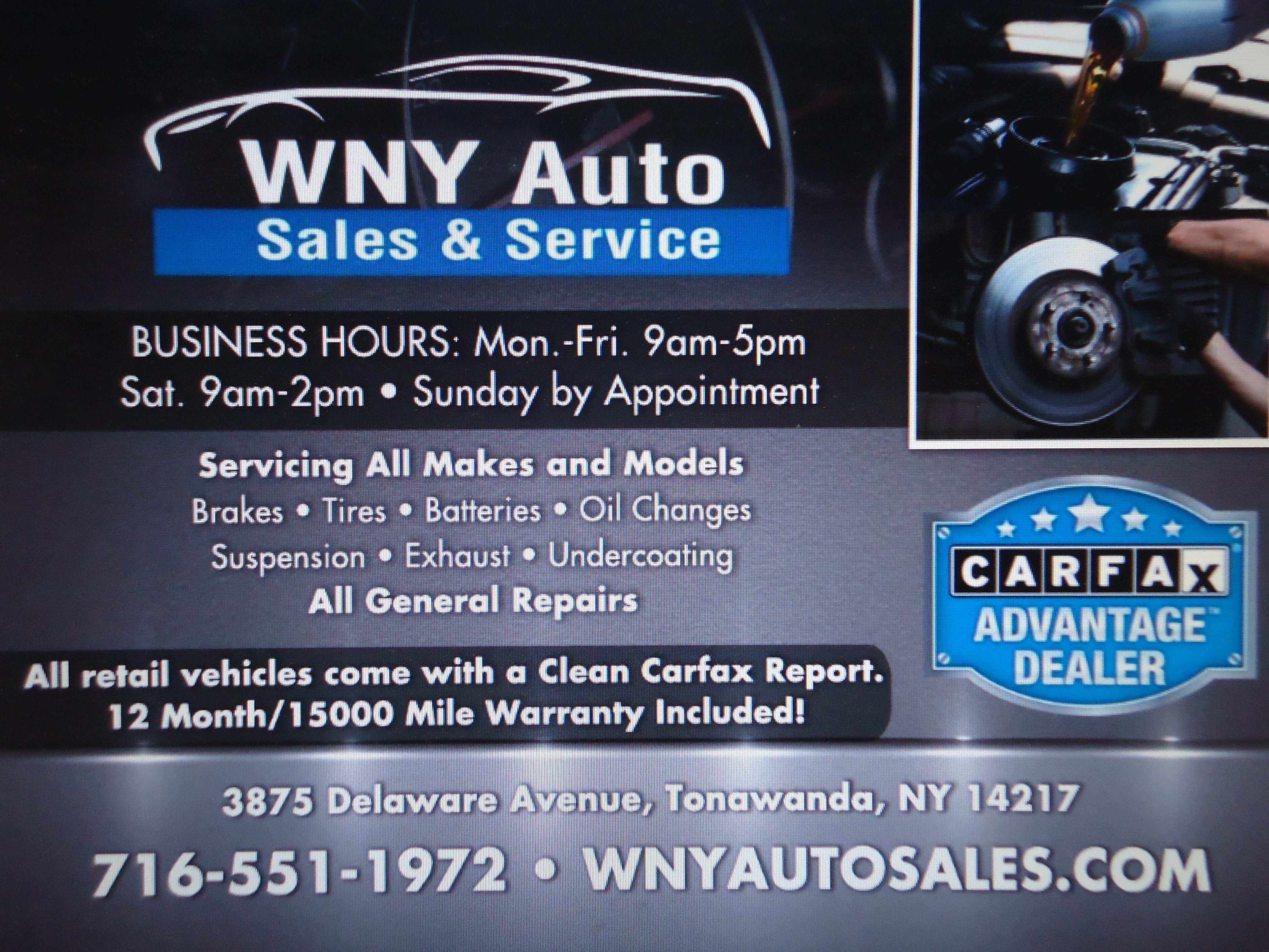 WNY Auto Sales in Kenmore, NY 14217