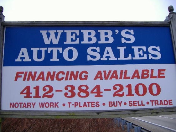Webb's Auto Sales in Elizabeth, PA 15037