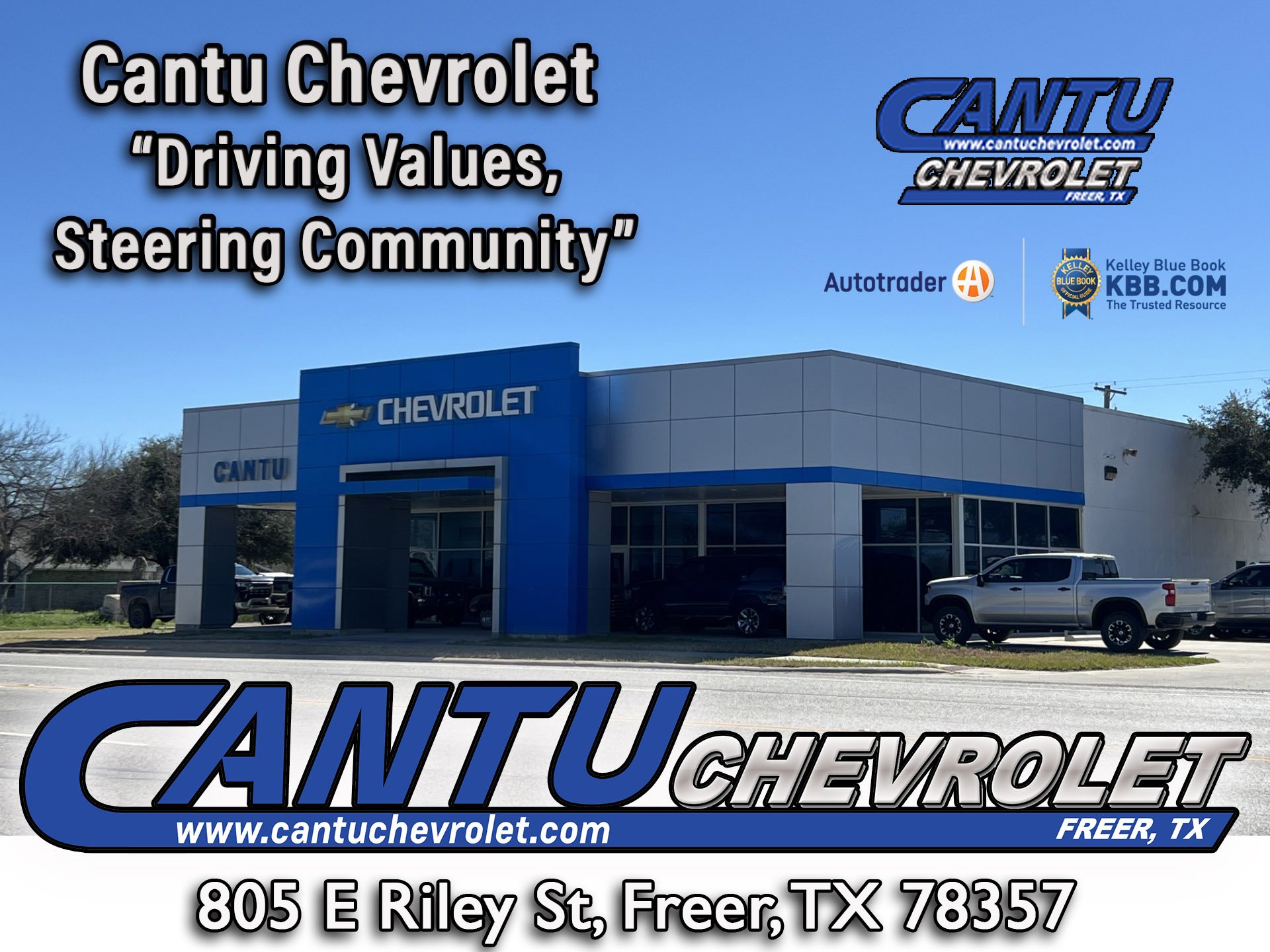 Cantu Chevrolet in Freer, TX 78357