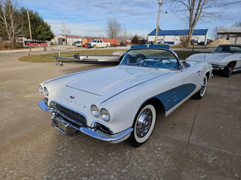 1961 Chevrolet Corvette White Convertible 283 245HP for Sale