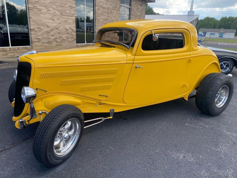 1934 Ford Highboy Yellow Coupe for Sale