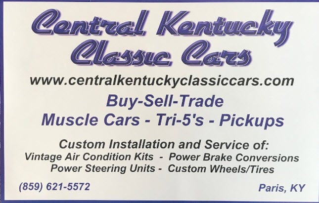 Central Kentucky Classic Cars in Paris, KY 40361