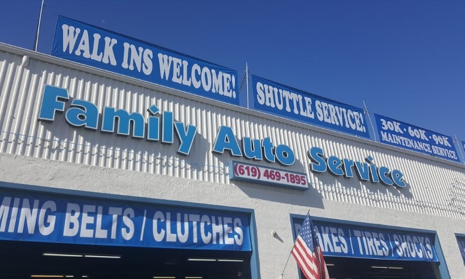 Family Auto Service - Alvarado Rd | La Mesa, CA 91942
