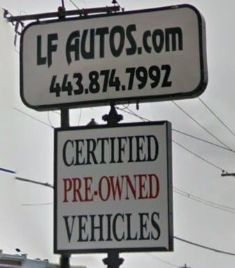 L & F Autos in Baltimore, MD 21211