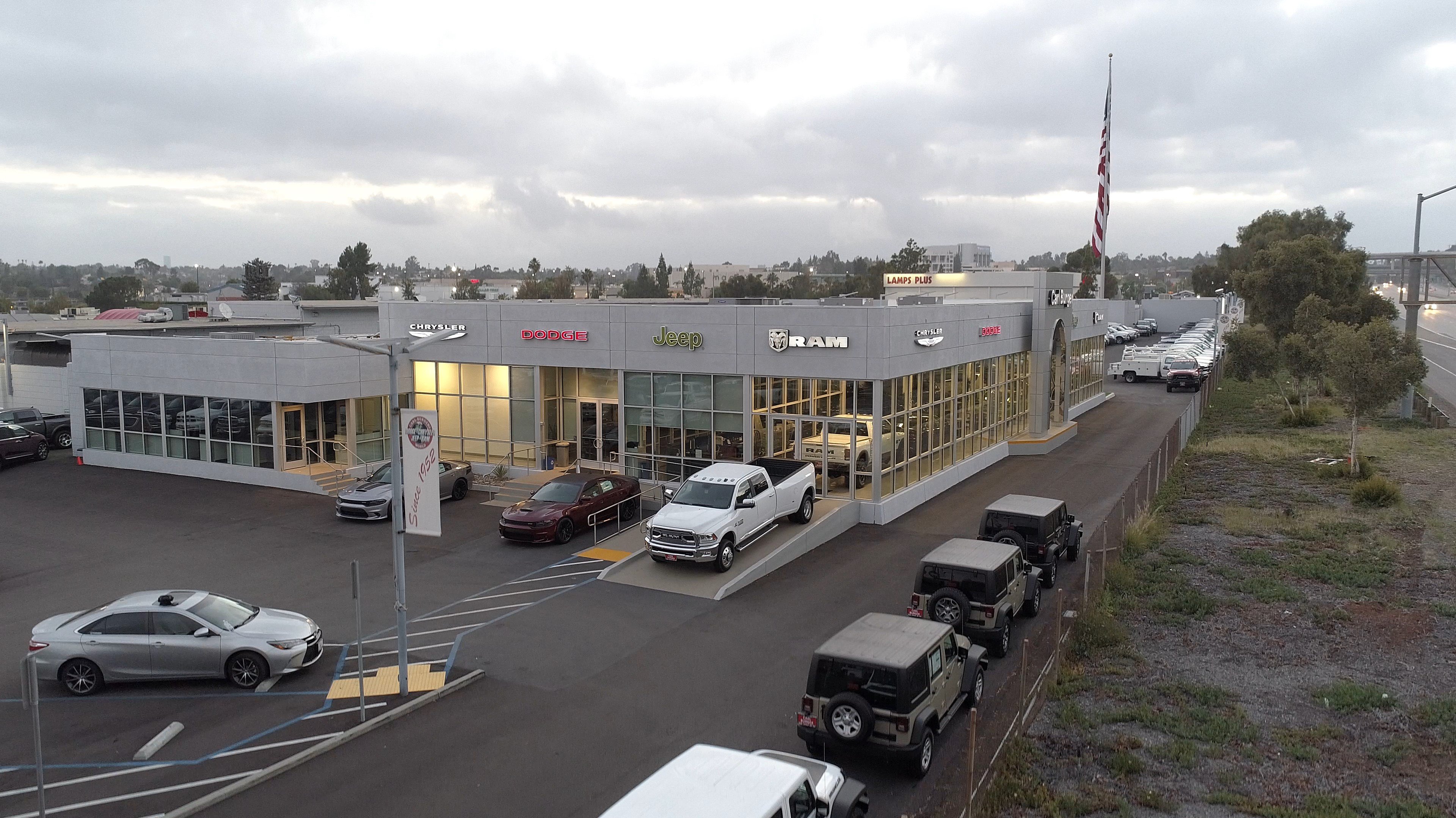 Carl Burger Dodge RAM SRT Chrysler Jeep World in La Mesa, CA 91942