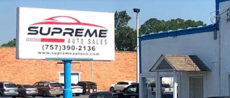 Supreme Auto Sales in Chesapeake, VA 23325