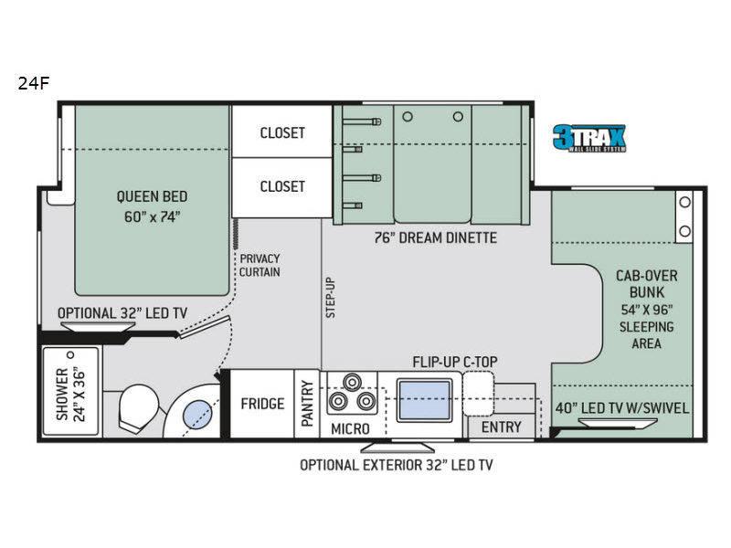 2018 Thor Motor Coach Four Winds 24F 24ft for Sale