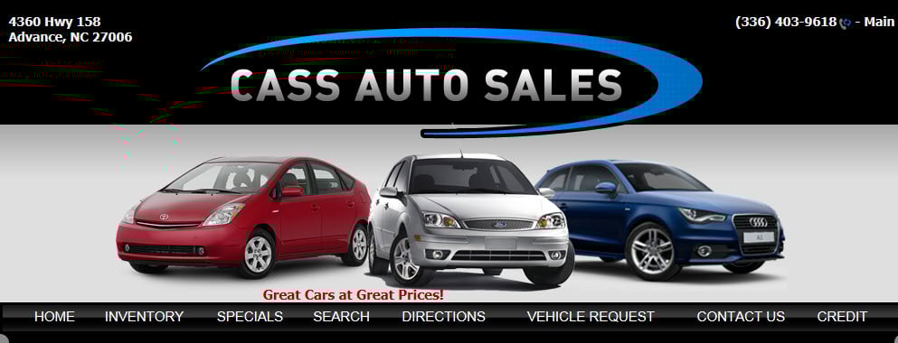 Cass Auto Sales in Advance, NC 27006