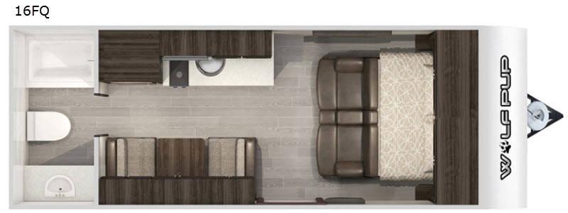 2020 Forest River Forest River RV Cherokee Wolf Pup 16FQ 21ft for Sale