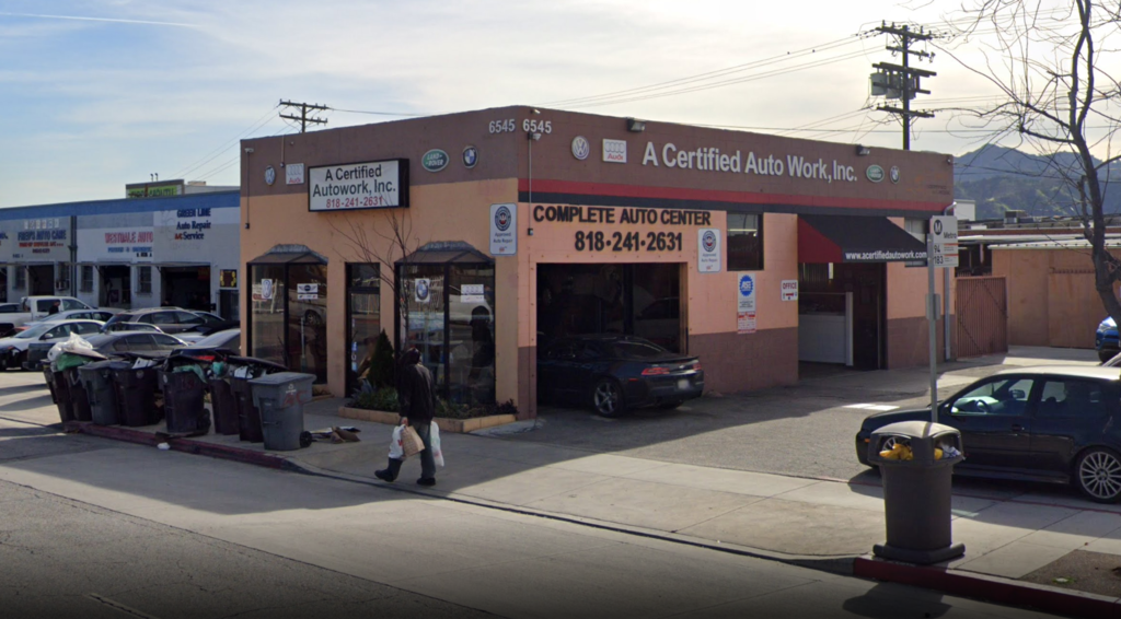 A Certified Autowork | Glendale, CA 91201
