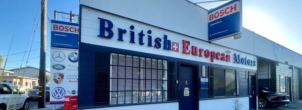 BOSCH European Motors BRITISH EUROPEAN MOTORS | Redwood, CA 94063