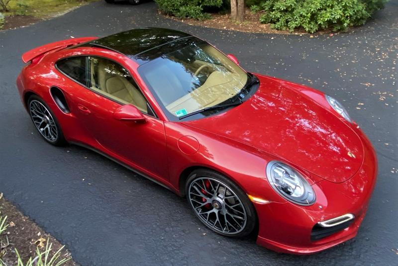 2014 Porsche 911 Turbo Coupe Amaranth Red for Sale