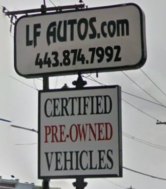 L & F Autos in Baltimore, MD 21211